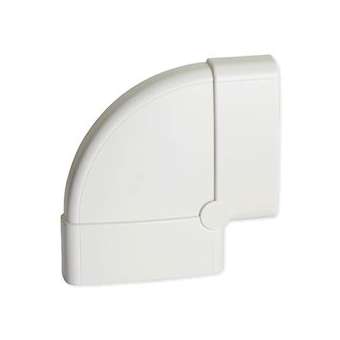 Angle plat pour TBA 127x28 blanc|Iboco-IBOB04066