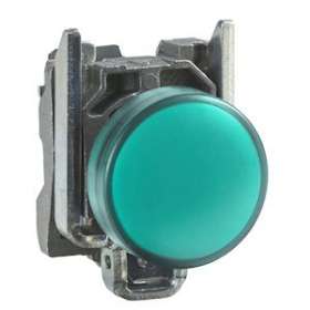 Harmony XB4 - voyant lumineux DEL - D22 - vert - 230V - vis étrier|Schneider Electric-SCHXB4BVM3