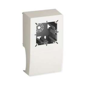 Boîtier d'appareillage entraxe 60mm pour TCN 68,5x22,5 blanc|Iboco-IBOB04193