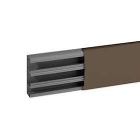 Chambranle TCN 68,5x22,5 3 compartiments brun|Iboco-IBOB09691