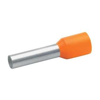 Embout de câblage isolé orange 4mm² - longueur 12mm -selon NCF 63-023|Klauke-KKE174-12