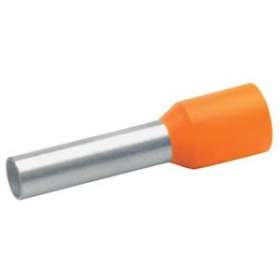 Embout de câblage isolé orange 4mm² - longueur 12mm -selon NCF 63-023|Klauke-KKE174-12