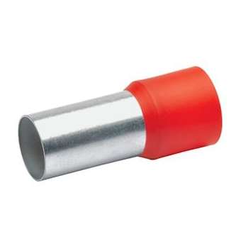 Embout de câblage isolé rouge 35mm² - longueur 25mm -selon DIN 46228|Klauke-KKE479-25