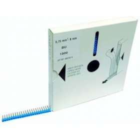 Embouts isolés 0.75² bleu, pour MC25 bande de 1000 pcs|Klauke-KKEMCK970-8T