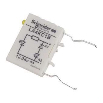 TeSys K - module d'antiparasitage - diodes - 12..24Vcc|Schneider Electric-SCHLA4KC1B