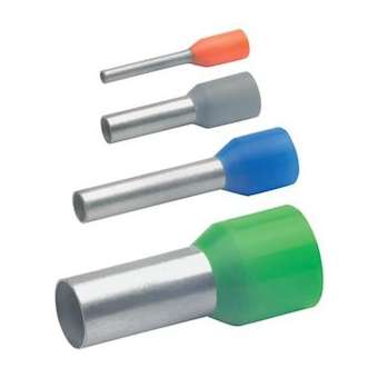 Embout de câblage isolé noir 6mm² - longueur 12mm -selon DIN 46228|Klauke-KKE175-S