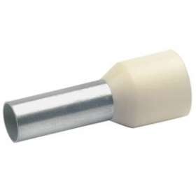 Embout de câblage isolé ivoire 10mm² - longueur 12mm -selon DIN 46228|Klauke-KKE176-E