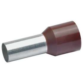 Embout de câblage isolé brun 25mm² - longueur 16mm -selon DIN 46228|Klauke-KKE178-BR