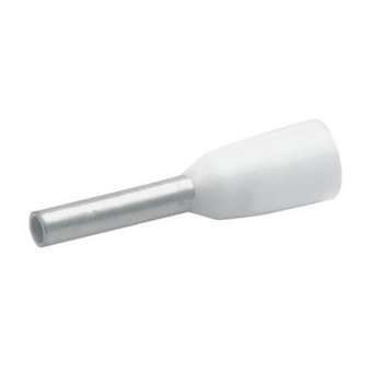 Embout de câblage isolé blanc 0,50mm² - longueur 8mm -selon DIN 46228|Klauke-KKE469-8