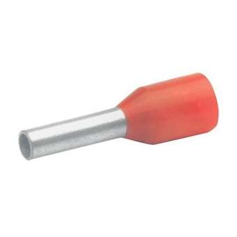Embout de câblage isolé rouge 1mm² - longueur 6mm -selon DIN 46228|Klauke-KKE471-6