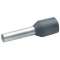 Embout de câblage isolé noir 1,5mm² - longueur 8mm -selon DIN 46228|Klauke-KKE472-8