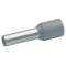 Embout de câblage isolé gris 4mm² - longueur 10mm -selon DIN 46228|Klauke-KKE474-10