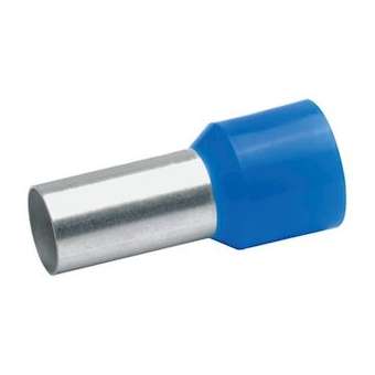Embout de câblage isolé bleu 16mm² - longueur 12mm -selon DIN 46228|Klauke-KKE477-12