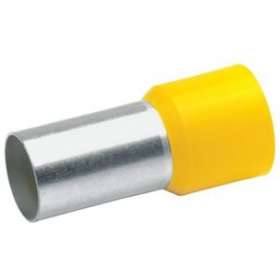 Embout de câblage isolé jaune 25mm² - longueur 18mm -selon DIN 46228|Klauke-KKE478-18
