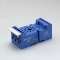 Support 10A 250V pour série 6013, bleu, étrier métal, à cage
