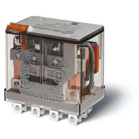 Relais de puissance 4RT 12A 125V DC, bouton test + indicateur mécanique|Finder-FID563491250040