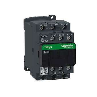 TeSys CAD50 - contacteur - 5F+0O - instantané - 10A - 24Vcc|Schneider Electric-SCHCAD50BL