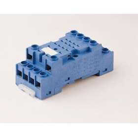 Support 10A 250V série 5532, bleu, étrier métal, à vis|Finder-FID9472SMA