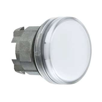 Harmony XB4 - tête voyant lumineux DEL - D22 - lisse - blanc|Schneider Electric-SCHZB4BV013