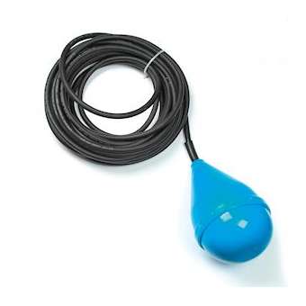 Régulateur niveau flotteur eau usée 1RT 10A, contrepoids, câble PVC 20m|Finder-FID72B100002000