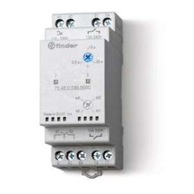 Relais contrôle alternance charges 2NO 12A 110 à 240V AC/DC, multifonction|Finder-FID724202300000PAS