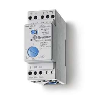 Relais contrôle niveau 1RT 16A 230 à 240V AC, sensibilité réglable 5 à 450K'|Finder-FID720182400002