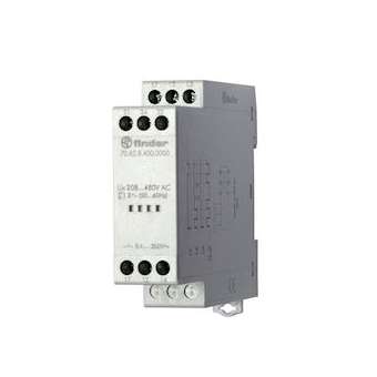Relais contrôle tension tri, 2RT 8A 208 à 480V AC, ordre/perte de phase|Finder-FID706284000000