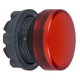 Harmony XB5 - tête voyant lumineux BA9s - D22 - lisse - rouge|Schneider Electric-SCHZB5AV04