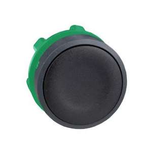 Harmony XB5 - tête bouton poussoir - affleurant - D22 - noir|Schneider Electric-SCHZB5AA2