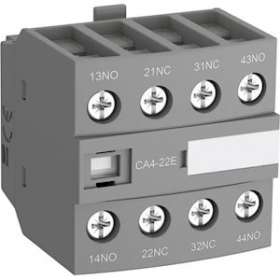 Contact auxilliaire frontal 2NO+2NF pour contacteur AF09 à 96 sans Ca|ABB-ABBH313012