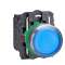 Harmony bt-pous lumineux bleu D22 - impulsion - 24V - 1O+1F