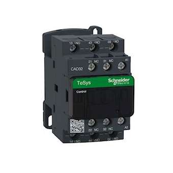 TeSys CAD32 - contacteur - 3F+2O - instantané - 10A - 220Vca|Schneider Electric-SCHCAD32M7