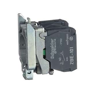 Harmony XB4 - corps de bouton - 2F - raccordement vis-étrier|Schneider Electric-SCHZB4BZ103