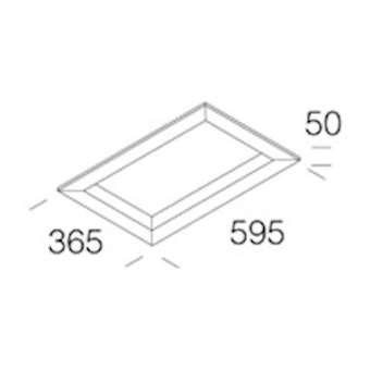 Accessoire 1185 Cadre Encastre Nikos Blanc|Disano-ZON32150800