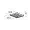 Accessoire 1187 Grille Protection Nikos Blanc|Disano-ZON32151100