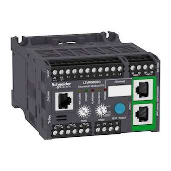 TeSys T contrôleur moteur LTM R, Ethernet, 24 V CC, 0,4...8 A|Schneider Electric-SCHLTMR08EBD
