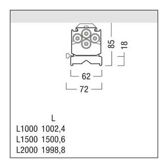 Tec C 8000-840 L1500 Wb Lde Wh Ip64|Zumtobel-ZUM42187936