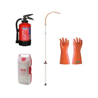Kit mural de sauvetage pour les ateliers de maintenance automobile|Catu-CATCZ-EV-RESC