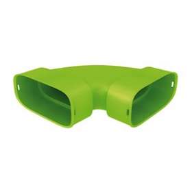 Xch 60x130 - coude horizontal pour reseaux clip & go section 60x130|Atlantic clim ventil-ELG464010