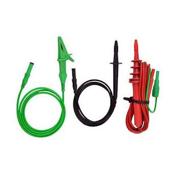 Kit d'une sonde de mesure, 2 cordons de sécurité, 2 pinces croco, un cordon ave|Sefram instruments-FR4SE715