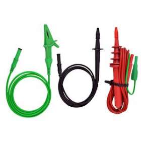 Kit d'une sonde de mesure, 2 cordons de sécurité, 2 pinces croco, un cordon ave|Sefram instruments-FR4SE715