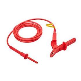 Cordon-croco HT 15kV Rouge 8 mètres K44|Chauvin arnoux-CHXP01295518
