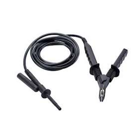 Cordon-croco de garde HT 15kV Noir 8 mètres|Chauvin arnoux-CHXP01295524