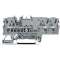 Borne de base pour 3 conducteurs gris|Wago contact-WAG2002-1761