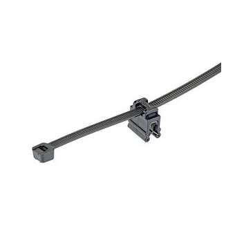 Mount Assembly PLT tie edge-fixed, paral|Panduit Composants Industriels-PNUCMEA12-2S-C300