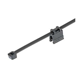 Mount Assembly PLT tie edge-fixed, perpe|Panduit Composants Industriels-PNUCMEB12-2S-D300