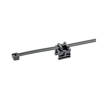 Mount Assembly PLT tie edge-fixed, perpe|Panduit Composants Industriels-PNUCMEB24-2S-D300