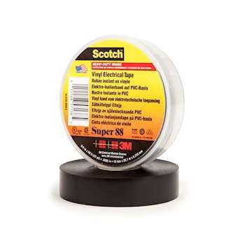 3M Scotch Super 88 Ruban PVC isolant électrique noir 20m x 19mm ep. 0,22mm|3M france-TRM83995