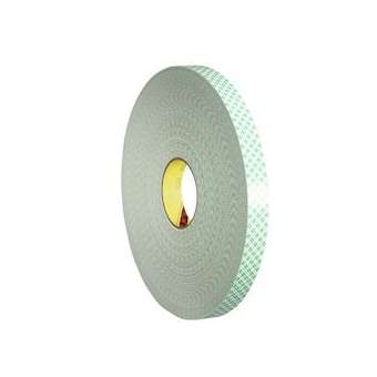 Ruban mousse double face adhésif 3M 4032, Blanc, 25 mm x 66 m|3M france-TRM22565