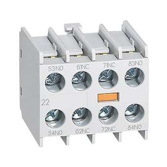 Bloc de contacts auxiliaires adaptables pour mini-contacteurs-frontal-2 NO+2 NF|Legrand-LEG417155